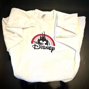 Disney Sweater with Colorful Embroidered Logo